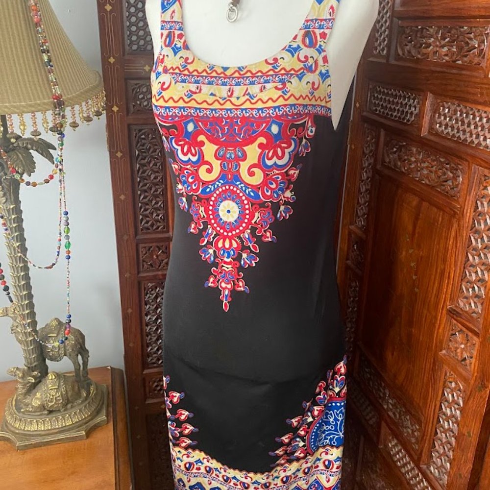 INC Boho Black Sleeveless Dress – Size Small